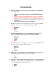 Marketing Mix Quiz - NW 14-19