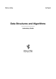 Data Structures and Algorithms. Lab Guide
