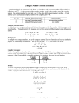 Complex Number System