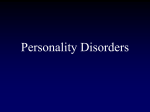 Dissociative Disorders