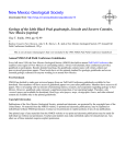 Geology of the Little Black Peak Quadrangle Socorro and Lincoln