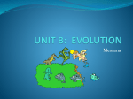 UNIT B: EVOLUTION