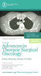 Advances in Thoracic Surgical Oncology