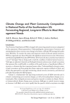 Climate Change and Plant Community Composition in National