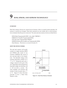 ROM, EPROM, and EEPROM Technology