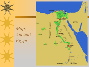 I. Geography of Ancient Egypt - New Paltz Central School District