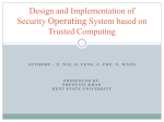 Design and Implementation of Security Operating System based on