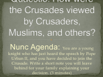 Quaestio: Why were the Crusades fought?