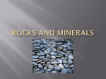 Rocks and Minerals - Center Grove Schools