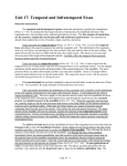 Unit 17: Temporal and Infratemporal Fossa