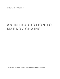 An introduction to Markov chains