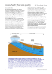 Groundwater flow and quality