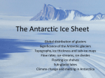 The Antarctic Ice Sheet