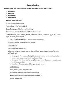 Ocean Topography