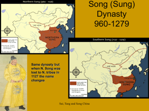 Imperial China -- Qin to Ming Dynasties