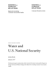 Water and US National Security