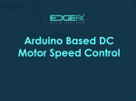 Arduino Based DC Motor Speed Control