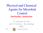 Physical and Chemical Agents for Microbial Control