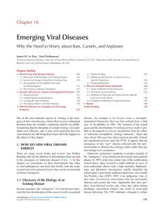 Emerging Viral Diseases - SciTech Connect