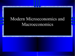 The Beginning of Microeconomics