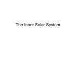 The Inner Solar System