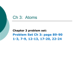 Ch 3 Notes Atoms