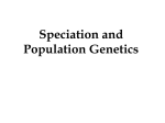 Speciation Powerpoint