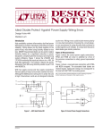 DN444 - Ideal Diodes Protect Against Power Supply Wiring Errors