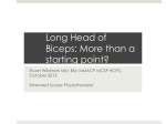 Long Head of Biceps: More than a starting point?