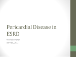 Pericardial Disease in ESRD