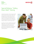 Brochure - Xerox Selling Direct Mail Training