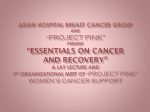 Asian Hospital Breast Cancer Group and “PROJECT PINK” Present