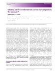Obesitydriven endometrial cancer: is weight loss the answer?