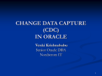 CHANGE DATA CAPTURE IN ORACLE 9i