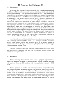 10 Ascorbic Acid (Vitamin C)