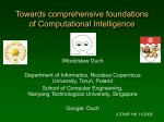 Towards comprehensive foundations of Computational Intelligence