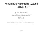 Principles of Operating System