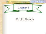 Public Goods Chapter 4