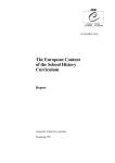 The European Content of the School History Curriculum