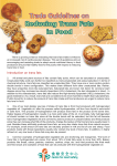 Trade Guidelines on Reducing Trans Fats in Food