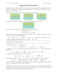 Optimization Problems