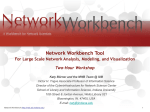 Network Workbench Workshop - Indiana University Bloomington