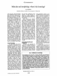 Molecules and morphology: where`s the homology?