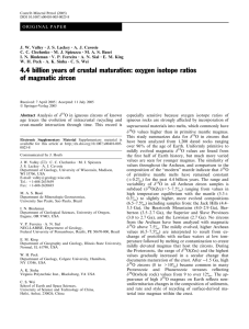 4.4 billion years of crustal maturation: oxygen isotope ratios of