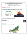 Ecological Succession