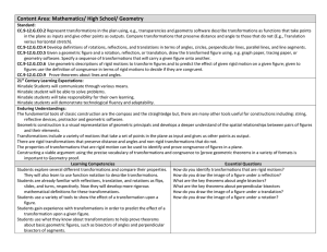 Content Area: Mathematics/ High School/ Geometry