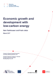 Economic growth and development with low-carbon energy