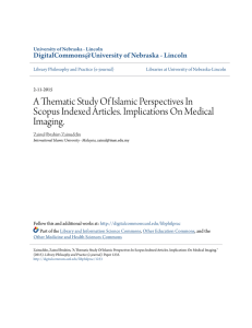 A Thematic Study Of Islamic Perspectives In Scopus Indexed Articles