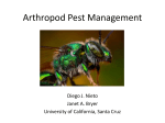 Arthropod Pest Management - MESA - University of California, Santa