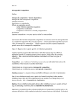 Interspecific Competition Outline Intraspecific competition = density